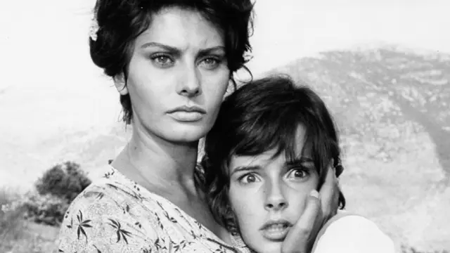 Sofía Loren, en un fotograma del filme 'Dos mujeres'