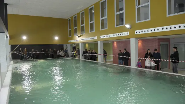 Balneario de Segura de Baños en una jornada de puertas abiertas en 2013