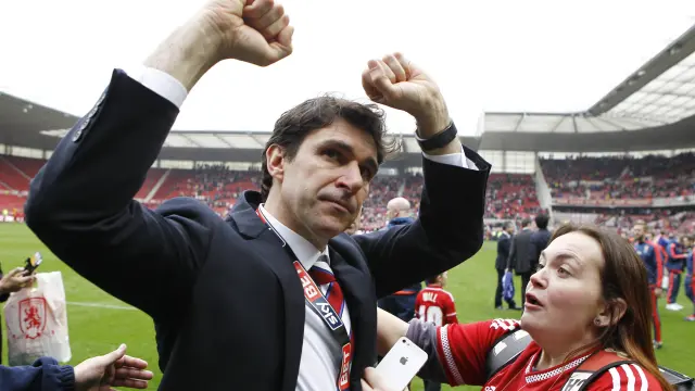 Karanka celebra el ascenso del Middlesbrough