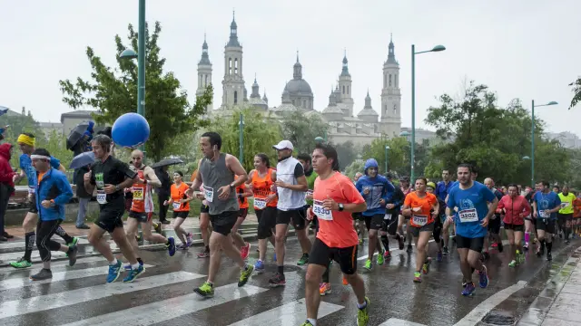 Una imagen de la Media Maratón de Zaragoza.