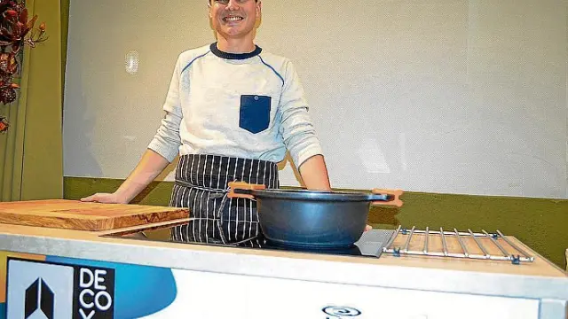 El cocinero altoaragonés Mateo Sierra.