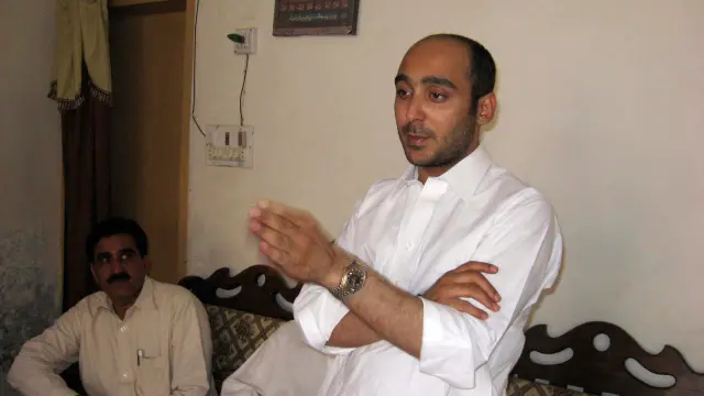 Alí Haider Gilani antes de su secuestro hace tres años.
