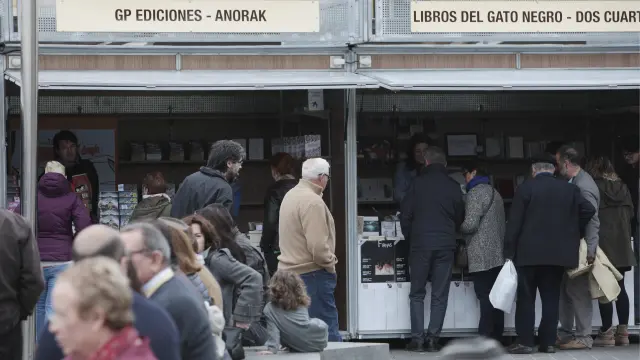 La Feria del libro de Teruel en 2016.