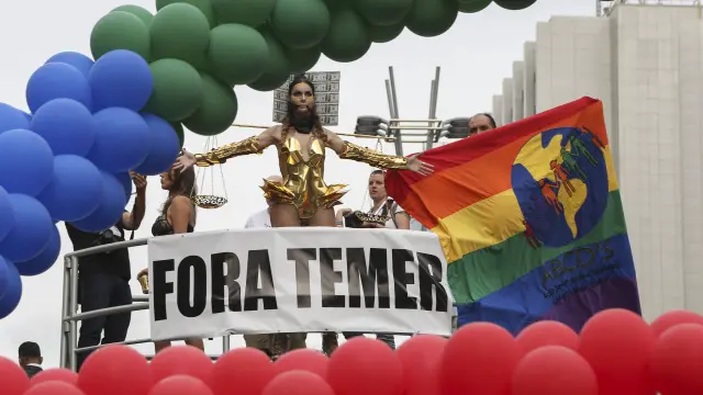 Desfile del orgullo Gay de Sao Paulo