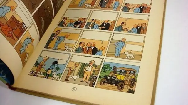 Cómic de Tintín vendido por 39.000 euros.