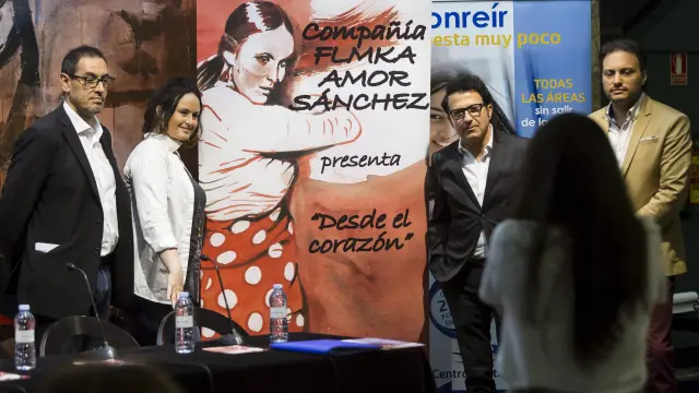 Amor Sánchez ha presentado el espectáculo 'Desde el corazón' .
