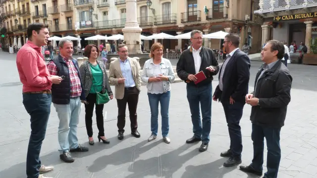 Imagen de los candidatos del PP por Teruel a las elecciones del 26-J.