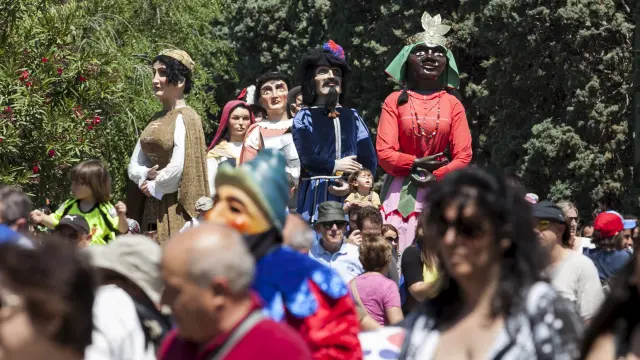 Fiesta en el Parque Grande de Zaragoza