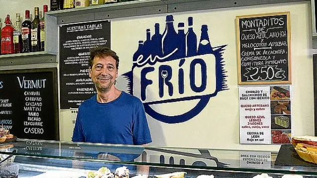José Luis Laín y la oferta del establecimiento En Frío.