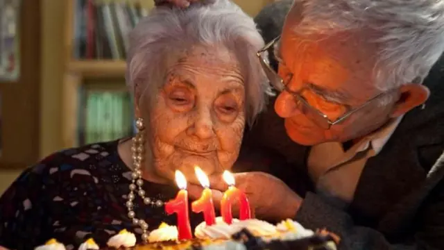 Ana Vela en su 110 cumpleaños