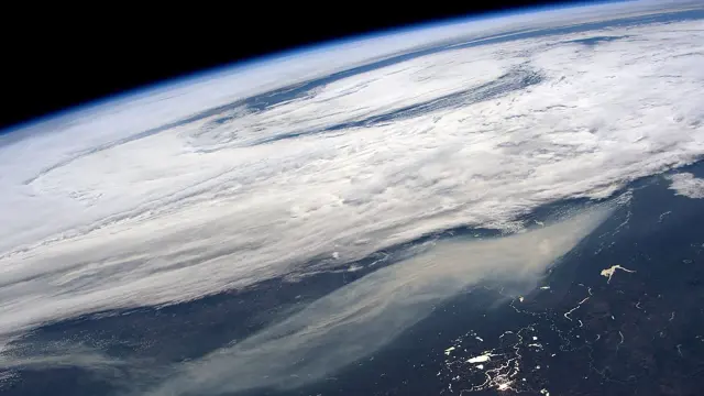 La Tierra, vista desde el espacio.