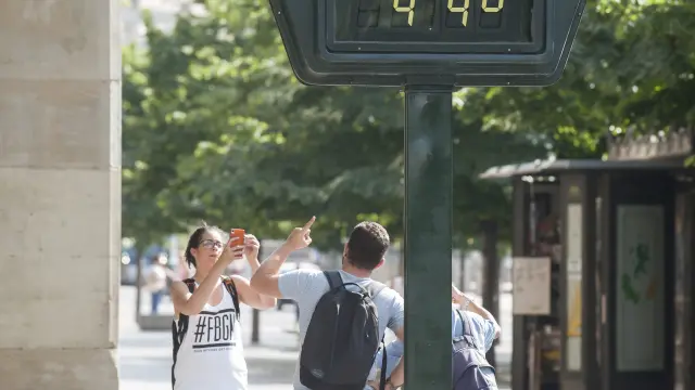 En julio de 2015, Zaragoza batió su récord histórico con una temperatura máxima de 44,5ºC