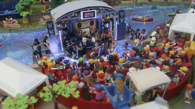 Exposición de Playmobil en Huesca.