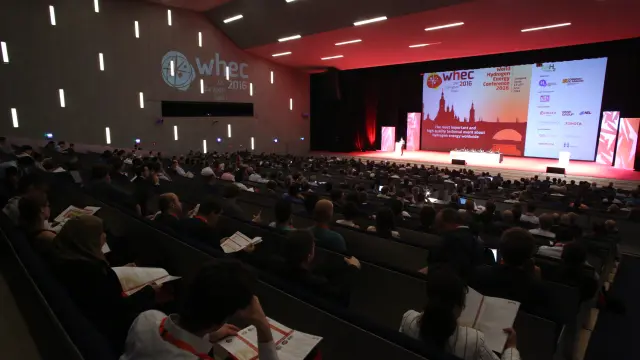 Una imagen de la inauguración del Congreso Mundial de la Energía del Hidrógeno.