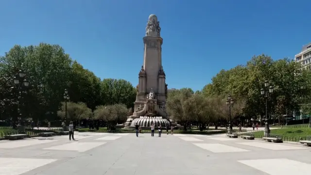 Plaza de España de Madrid.