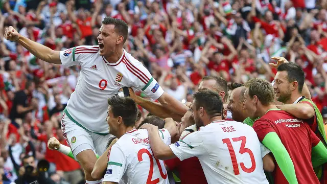 Islandia y Hungría en la Eurocopa