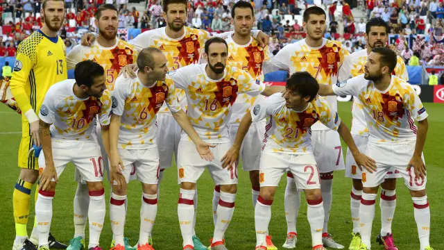 Partido Croacia - España Eurocopa 2016.