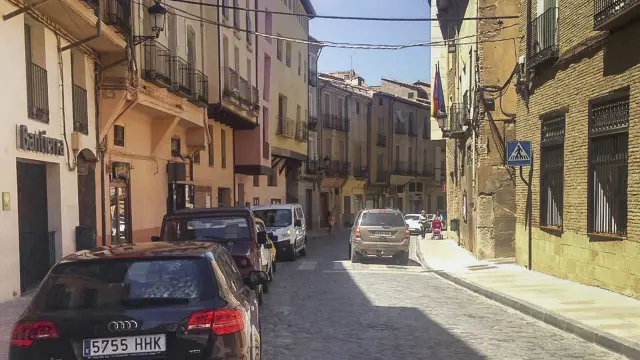 La calle Mayor de Daroca.