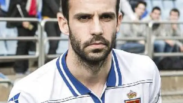 Alberto Guitián, en su breve etapa como jugador del Real Zaragoza.