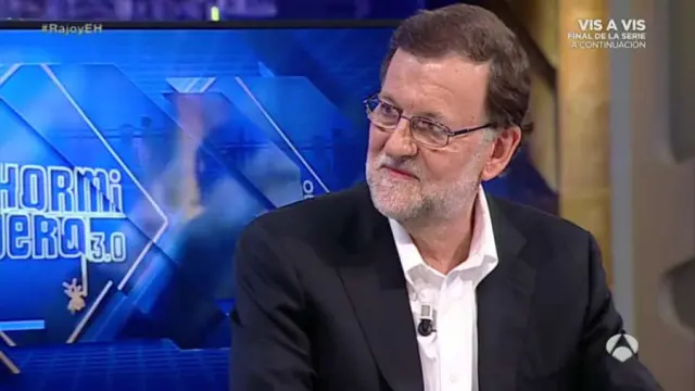 Mariano Rajoy este miércoles en 'El Hormiguero'.