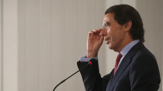 José María Aznar, durante la inauguración de las jornadas 'Presente y futuro del debate ideológico'