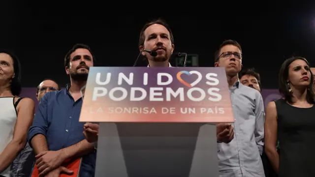 Pablo Iglesias comparece tras conocer los resultados del 26-J