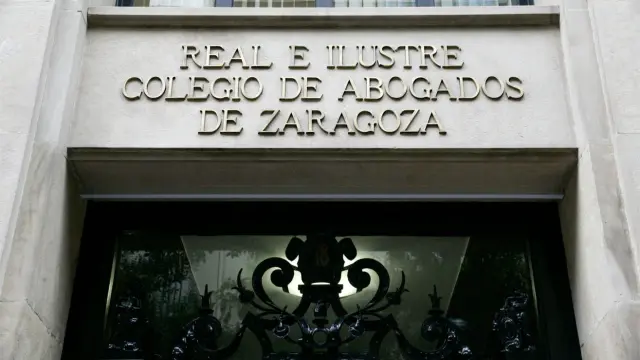 Sede del Colegio de Abogados de Zaragoza, en la calle de Don Jaime.
