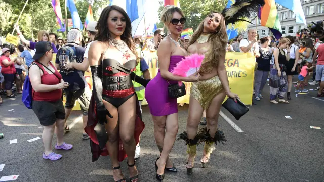 Desfile del Orgullo Gay en Madrid.
