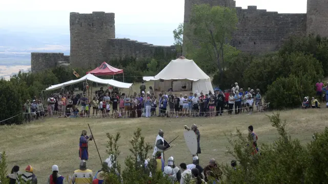 La recreación medieval en el castillo de Loarre.
