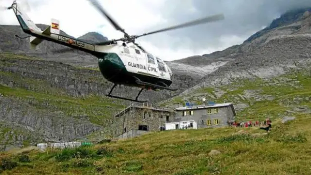 Imagen de archivo del helicóptero del Greim en un rescate