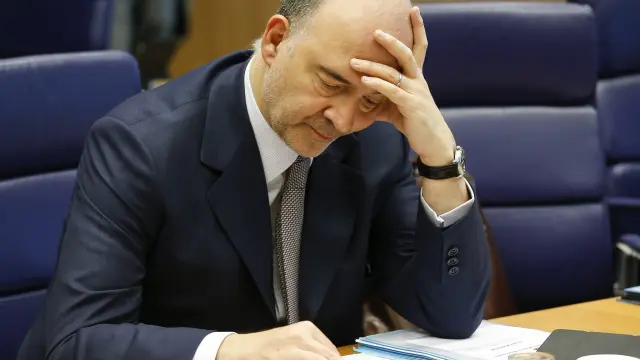 El comisario de Asuntos económicos y financieros, Pierre Moscovici, en junio en Luxemburgo.