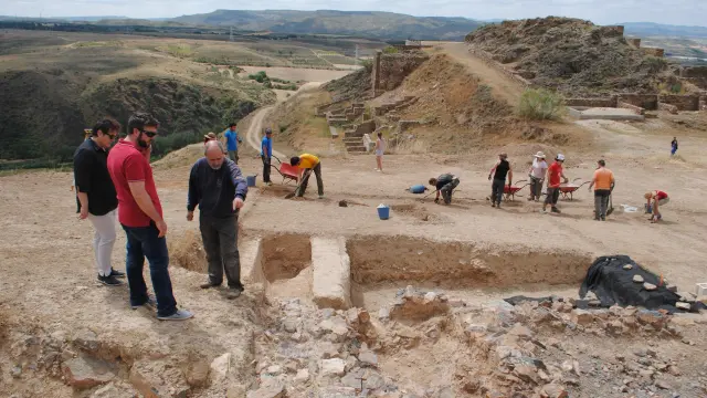 Excavaciones en Bílbilis.