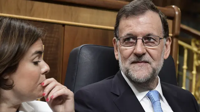 Mariano Rajoy en la jornada constitutiva en el Congreso de los Diputados