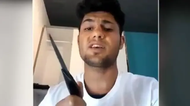 Imagen del vídeo que grabó el terrorista alemán