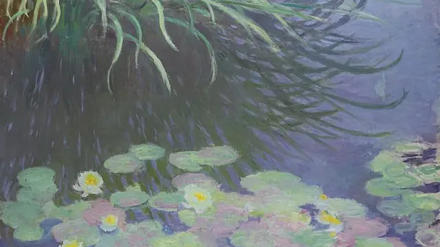 'Nympheas avec Reflets de Hautes Herbes', de Claude Monet.