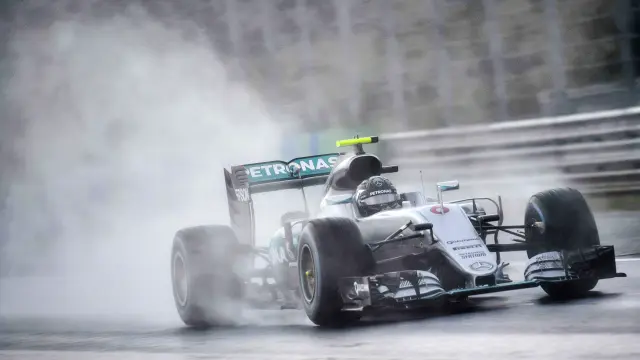 Rosberg, durante el Gran Premio de Hungría