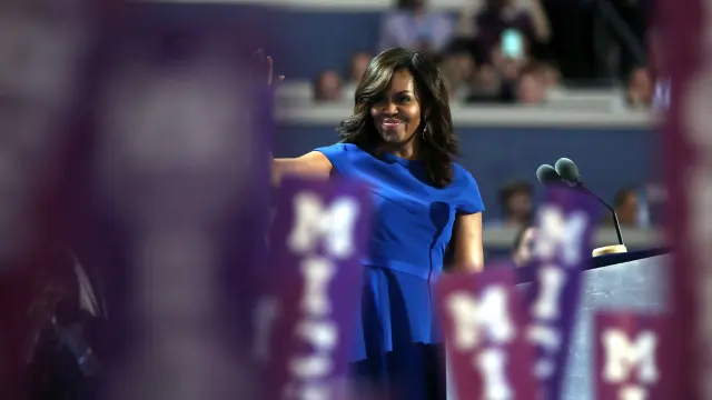 Michelle Obama, en el primer día de la Convención Demócrata.