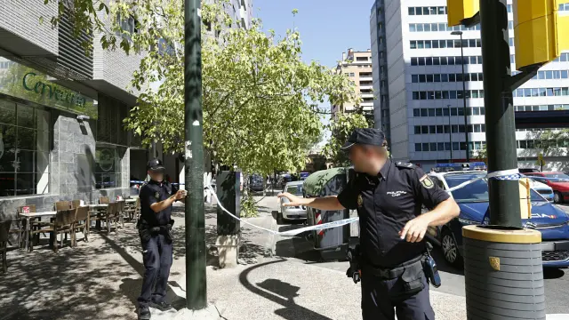 La Policía, en los alrededores de Aragonia, tras el tiroteo