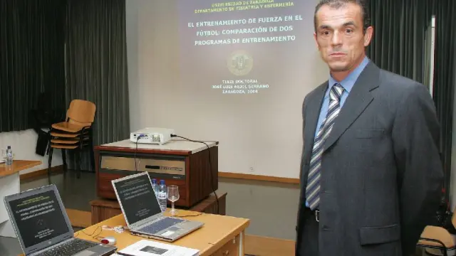 José Luis Arjol, en su reciente faceta como profesor universitario.