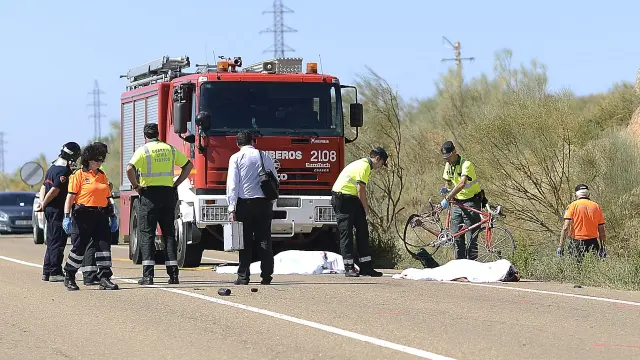 El accidente se produjo poco antes de las diez de la mañana del 21 de agosto en Botorrita.