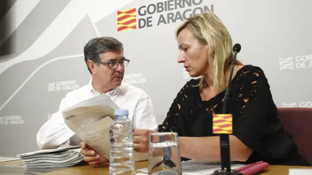 Rueda de prensa del Consejo de Gobierno de Aragón
