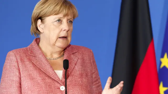 Merkel, en una comparecencia reciente.
