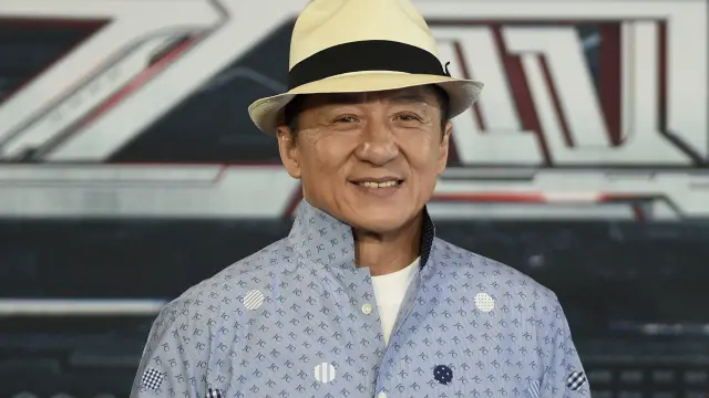 Jackie Chan durante la presentación de la película 'Bleeding Steel' en Sidney.