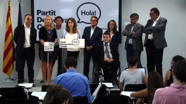 Representantes de la formación  Patit Demòcrata Català
