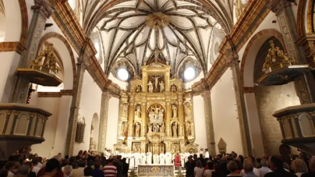 Inauguración de la restauración de la catedral de Albarracín