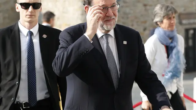 Rajoy, asu llegada a la cumbre.