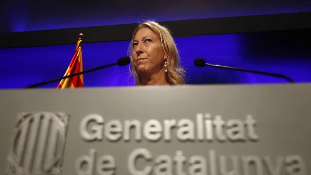 La consellera de Presidencia de la Generalitat, Neus Munté.