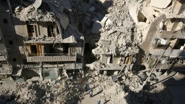 Zonas afectadas de Alepo por los bombardeos
