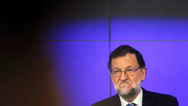 El líder del PP, Mariano Rajoy,