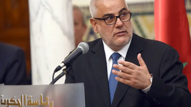 Abdelilah Benkirán, secretario general del Partido Justicia y Desarrollo (PJD), ganador de las elecciones.
